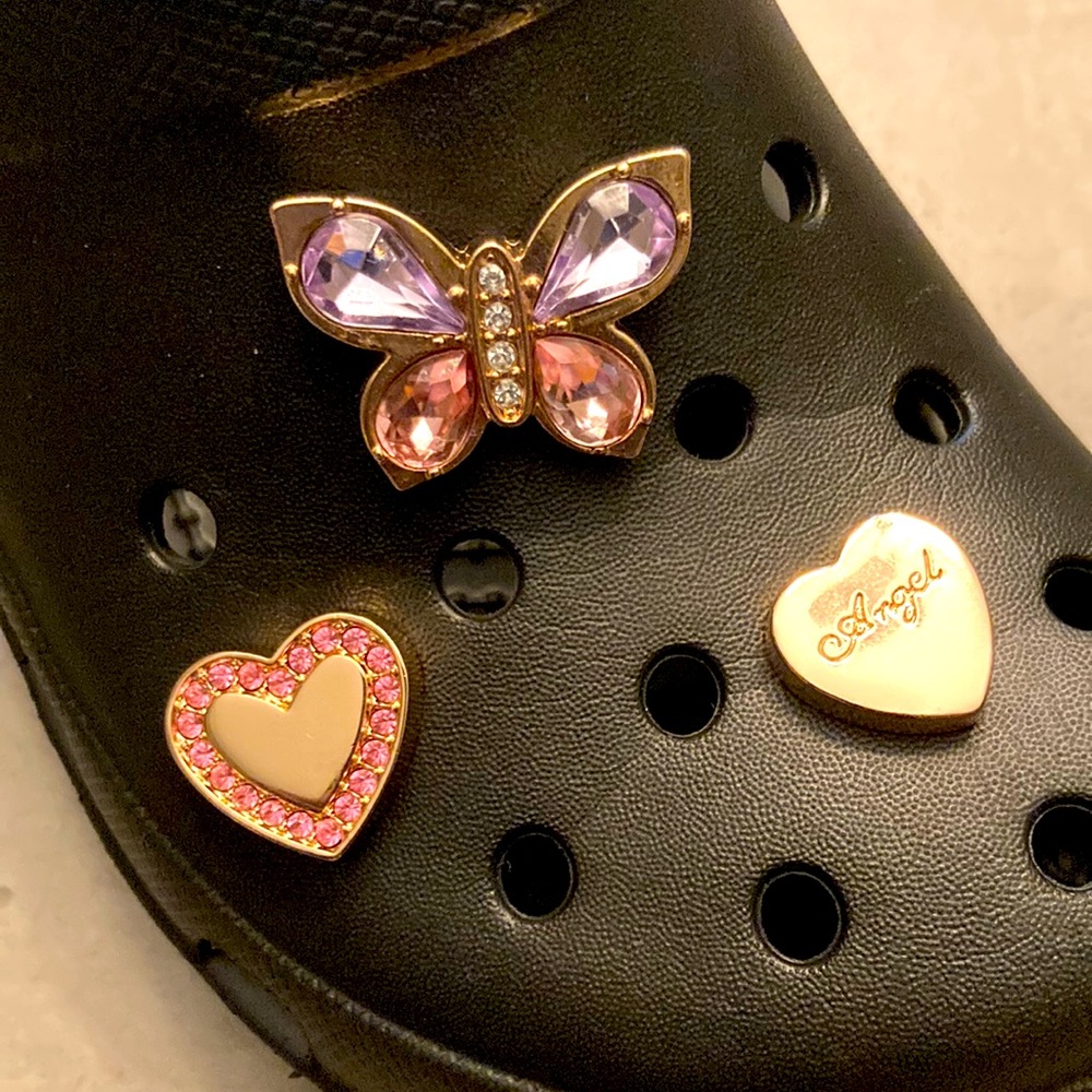 GOLD wifey bling shoe charm for Crocs